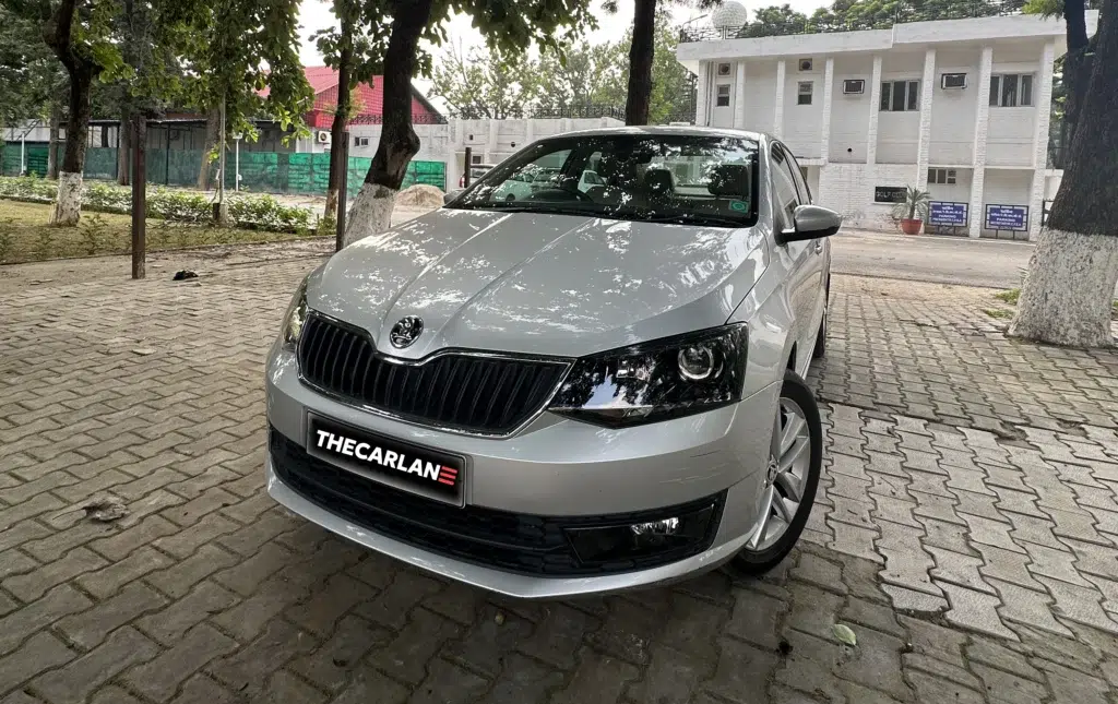 Skoda Rapid gloss and shine 4 years after ceramic coating