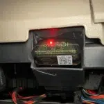 Best OBD2 app test setup — Vgate iCar Pro Bluetooth adapter plugged into Skoda Rapid OBD2 port