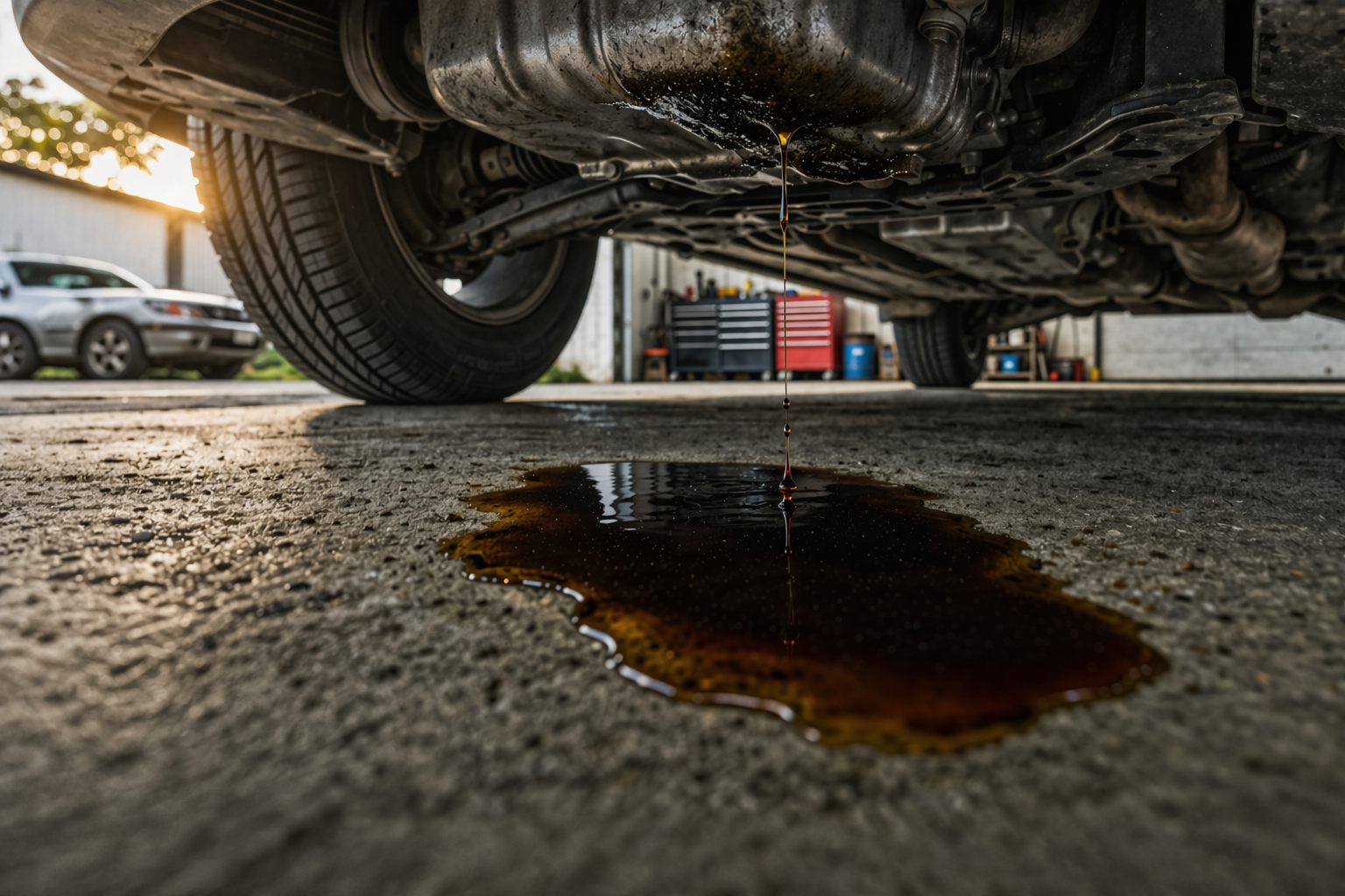 what color is the oil under my car
