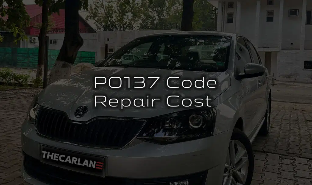 p0137 code repair cost