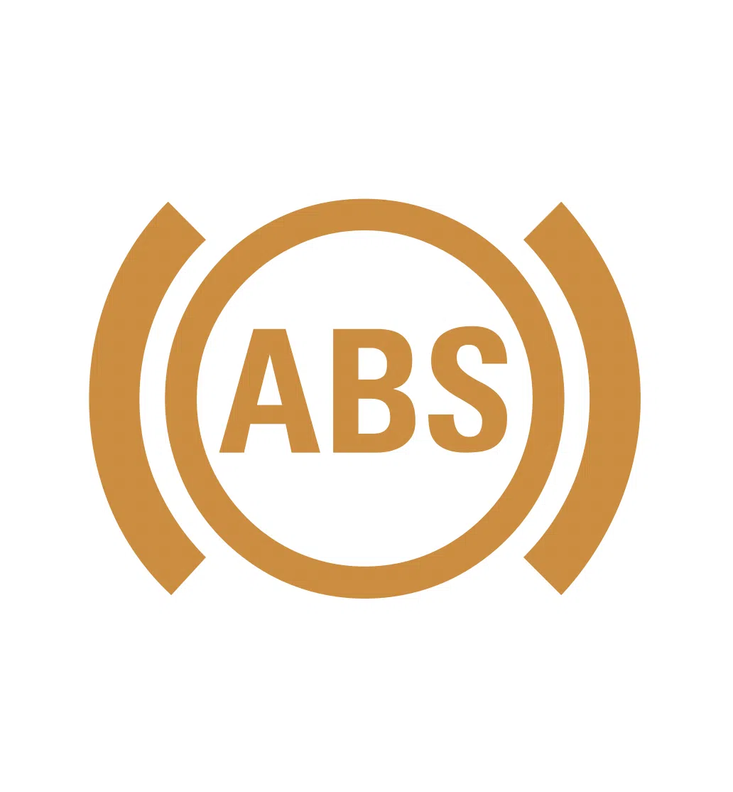 Skoda warning lights — ABS symbol