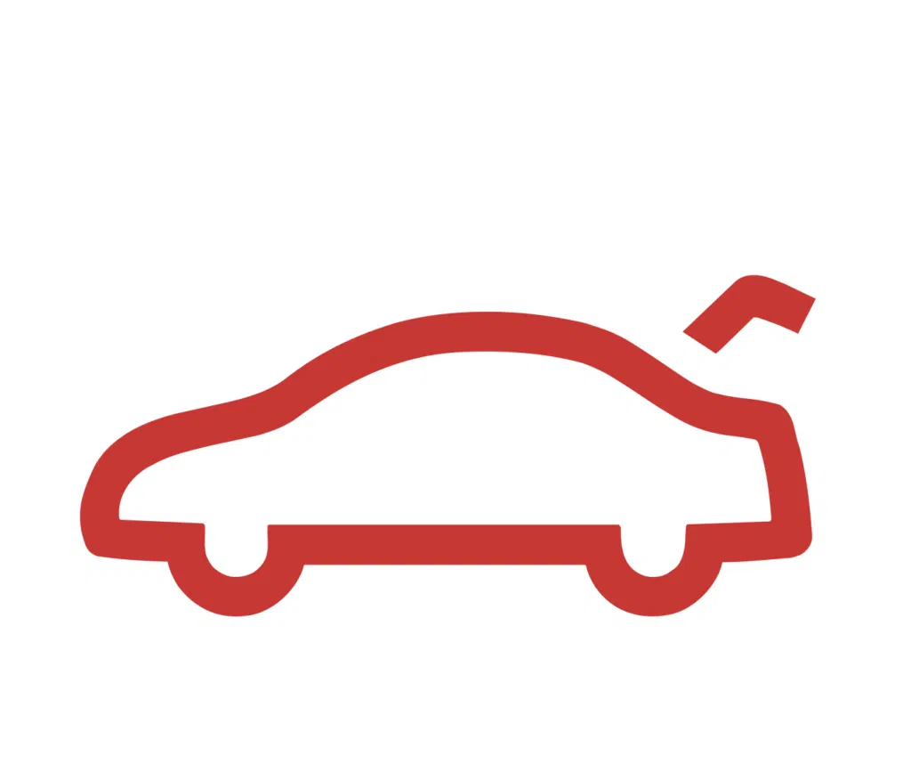 Skoda warning lights — boot lid open symbol