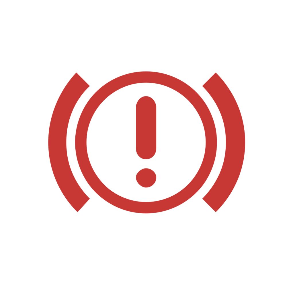 Skoda warning lights — brake system symbol