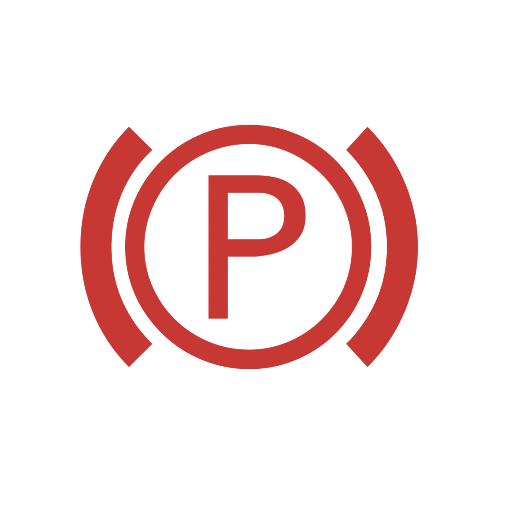 Skoda warning lights — handbrake symbol