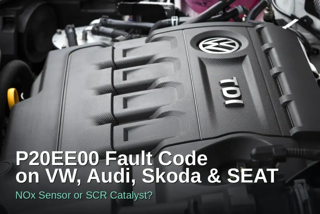 VW TDI diesel engine bay