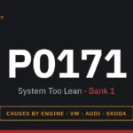 p0171 fault code on vw-skoda-audi