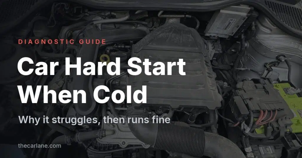 Car hard start when cold diagnostic guide