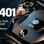 P0401 fault code (P040100) on Volkswagen, Audi, Skoda and SEAT: EGR flow insufficient, causes and fix, over a VW TDI engine cover