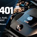 P0401 fault code (P040100) on Volkswagen, Audi, Skoda and SEAT: EGR flow insufficient, causes and fix, over a VW TDI engine cover