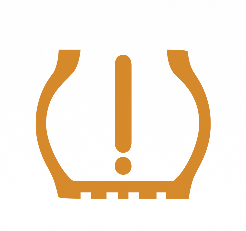 vw audi tyre pressure warning light